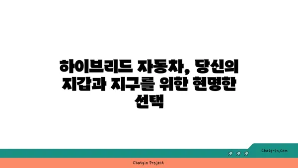 하이브리드 자동차에 대한 편견, 이제는 깨끗이 털어낼 시간| 당신의 선택을 위한 5가지 이점 | 하이브리드 자동차, 친환경, 연비, 장점, 장점 분석