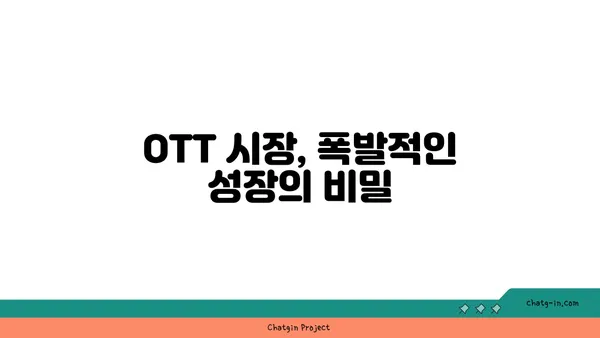 OTT 시장 혁명| 성장 동력과 주요 경쟁자 분석 | OTT, 플랫폼, 시장 분석, 미디어