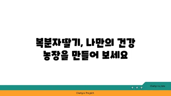 복분자딸기 효능과 재배 가이드 | 복분자, 딸기, 효능, 재배 방법, 건강, 농업