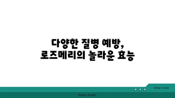 로즈메리의 놀라운 효능 7가지 | 허브, 건강, 요리, 향신료, 아로마테라피