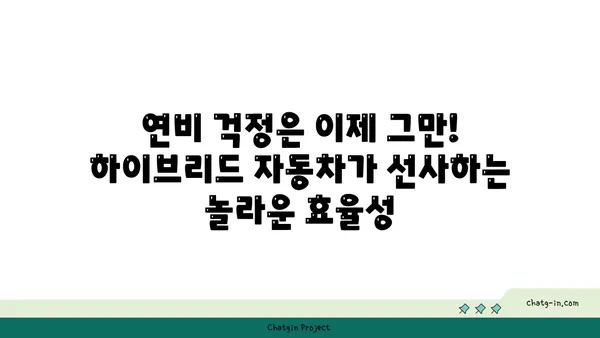 하이브리드 자동차에 대한 편견, 이제는 깨끗이 털어낼 시간| 당신의 선택을 위한 5가지 이점 | 하이브리드 자동차, 친환경, 연비, 장점, 장점 분석