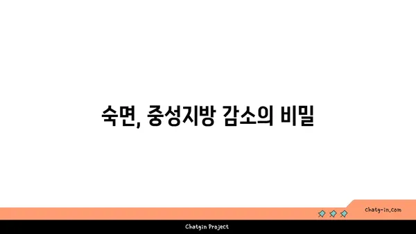 숙면은 건강 지름길? 😴  수면과 중성지방, 잠과 건강 사이의 연결 | 수면, 중성지방, 건강, 혈액,  지방,  체중 감량