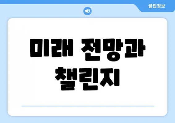 미래 전망과 챌린지