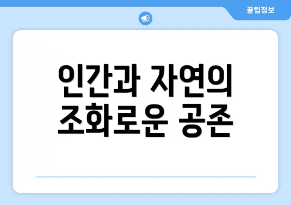 인간과 자연의 조화로운 공존