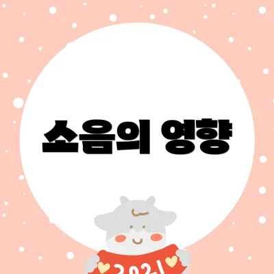 소음의 영향