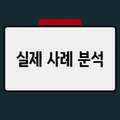 실제 사례 분석