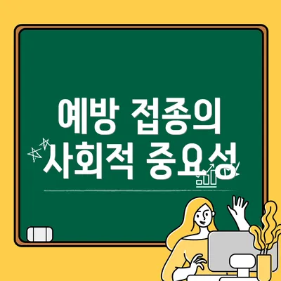 예방 접종의 사회적 중요성