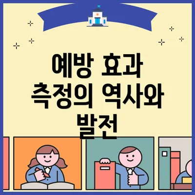 예방 효과 측정의 역사와 발전