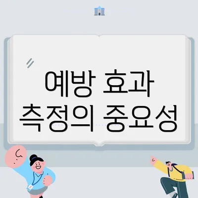 예방 효과 측정의 중요성