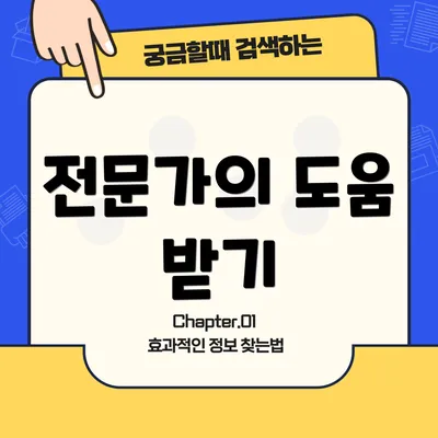 전문가의 도움 받기