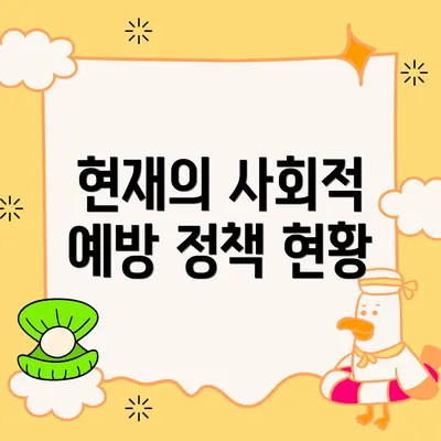 현재의 사회적 예방 정책 현황