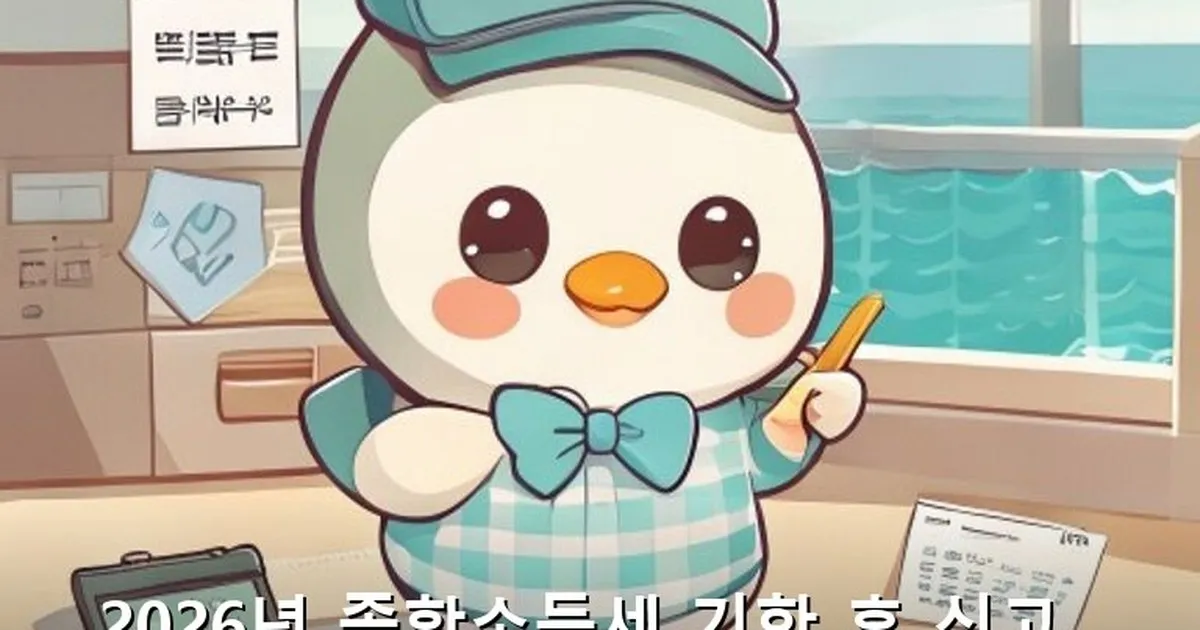 종합소득세 기한 후 신고 - likesomea.kr 캐릭터
